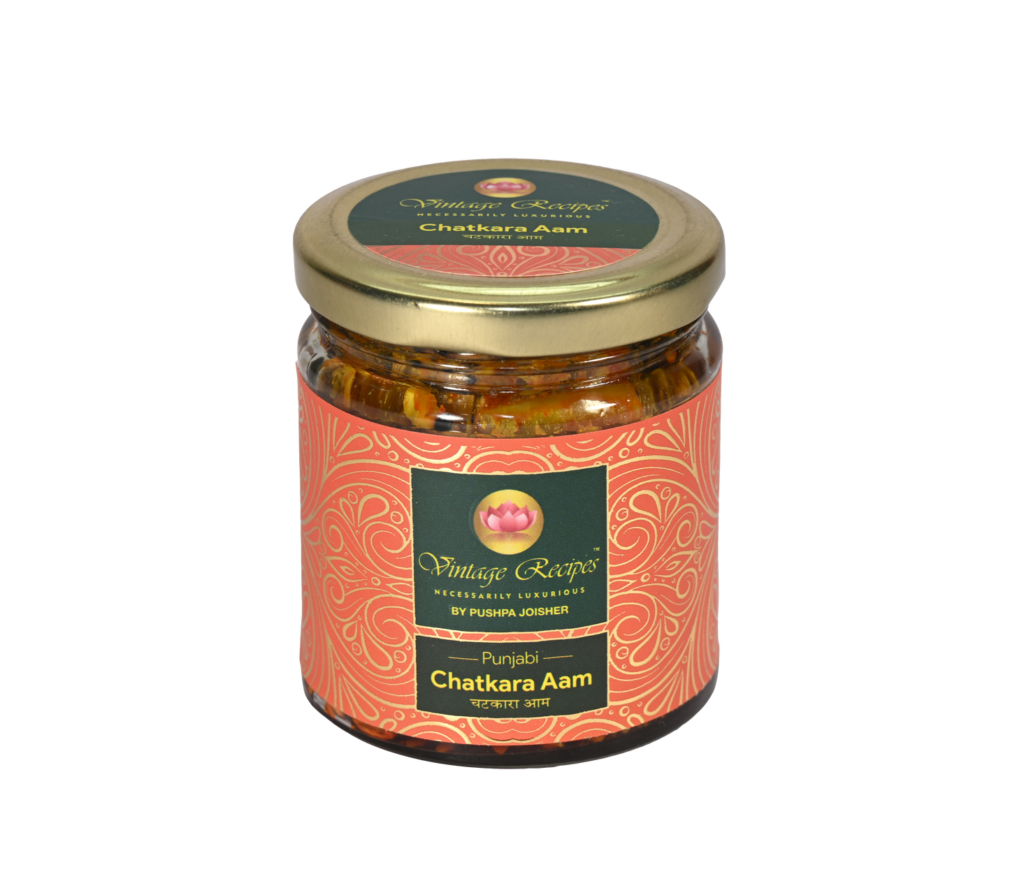 Vintage Recipes Punjabi Chatkara Aam Pickle, Traditional Mango Pickle