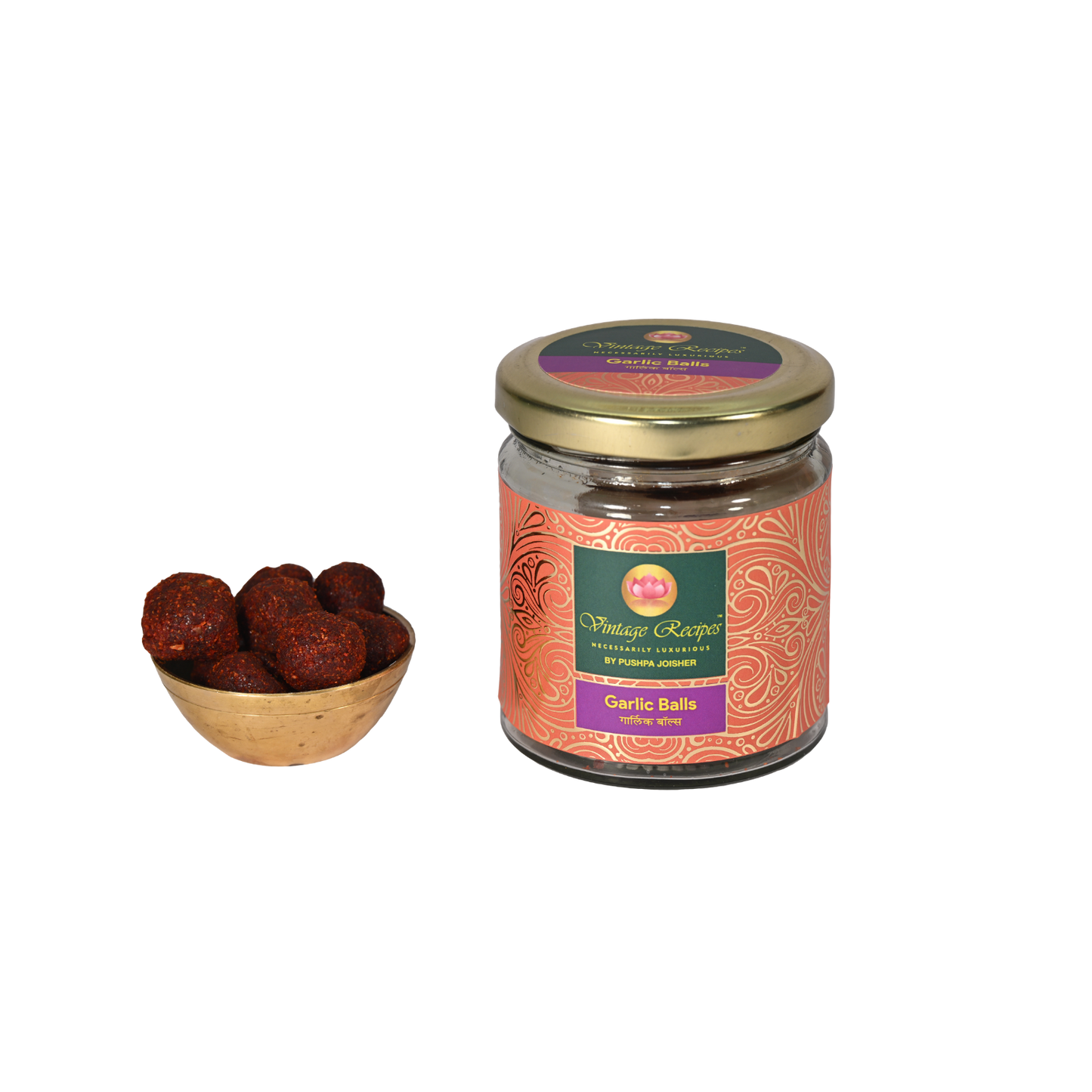 Vintage Recipes' Garlic Balls – A Royal Blend of Spice & Wellness