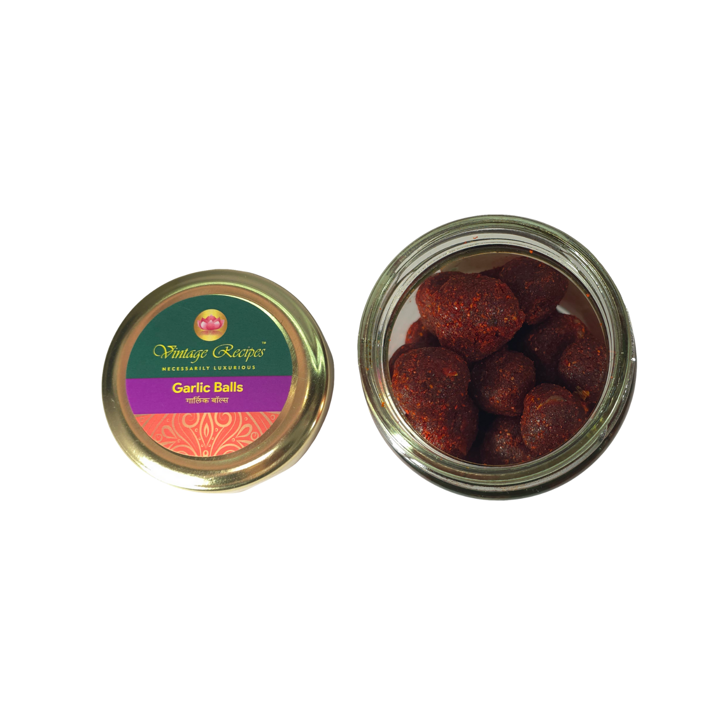 Vintage Recipes' Garlic Balls – A Royal Blend of Spice & Wellness