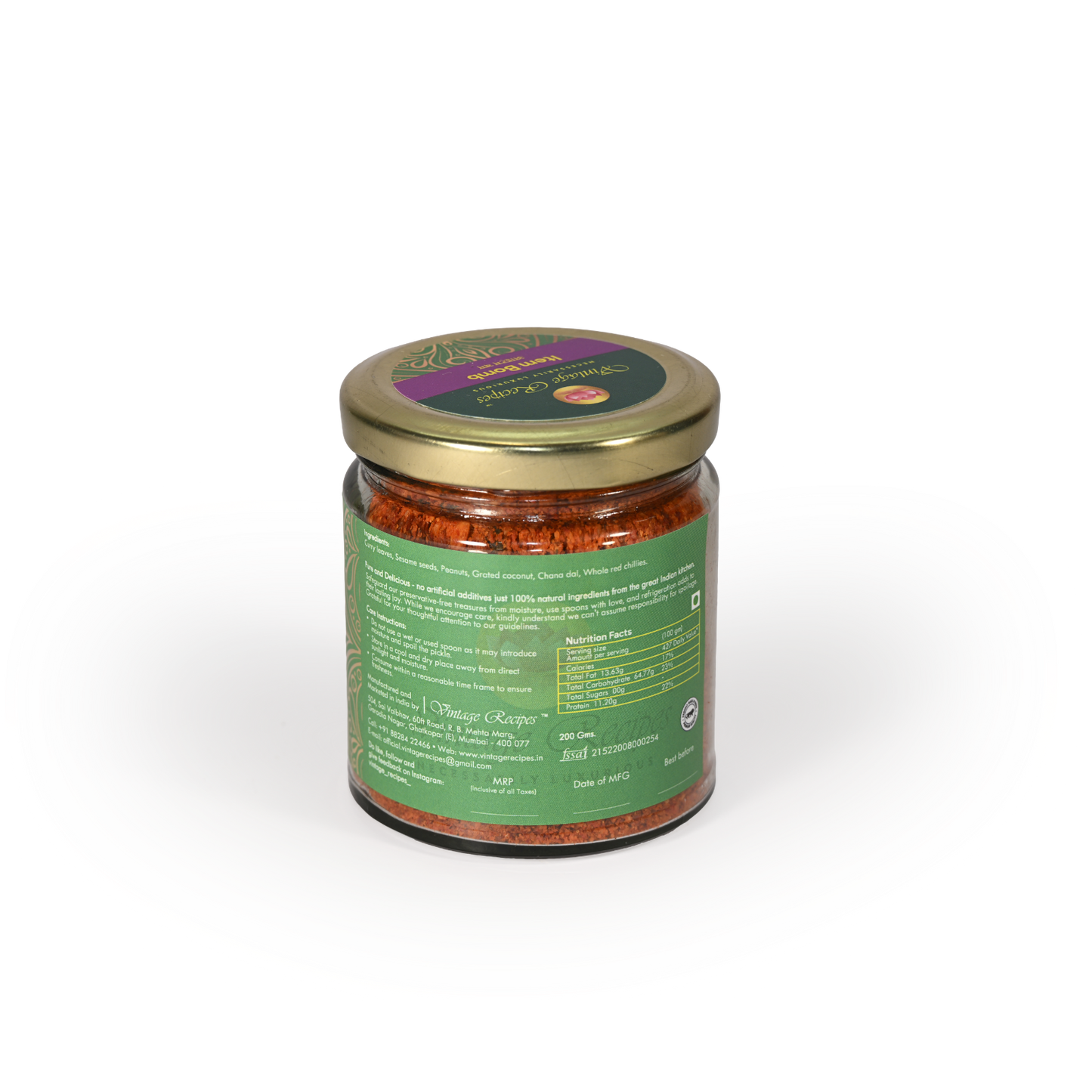 Item Bomb – Spicy & Flavorful Chutney Powder | Traditional Indian Blend