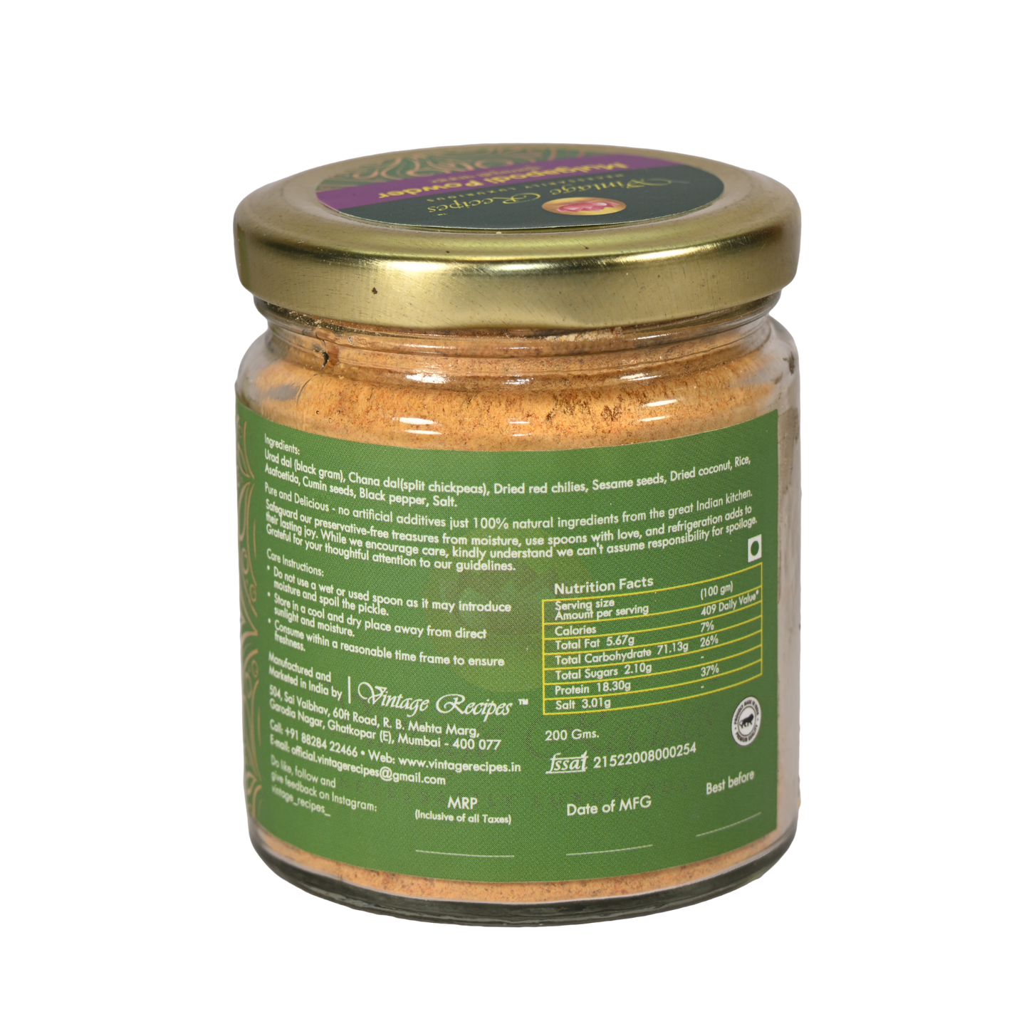 Mulga Podi Powder – The Ultimate South Indian Spice Blend