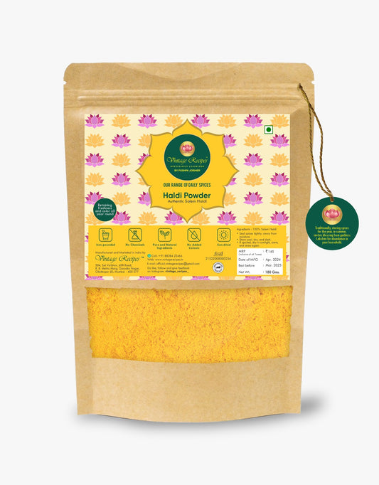 Salem Haldi Powder | Pure & High-Curcumin Turmeric Powder