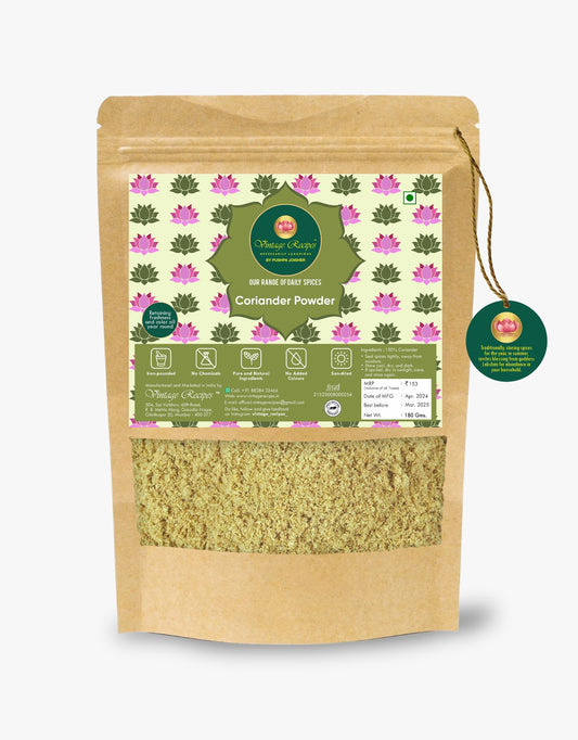 Pure Coriander Powder (Dhaniya Powder) – Aromatic & Digestive-Friendly Spice