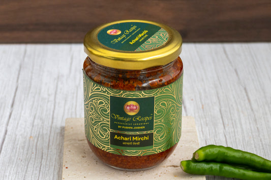 Achari Mirchi – The Perfect Spicy & Tangy Pickle 🌶️
