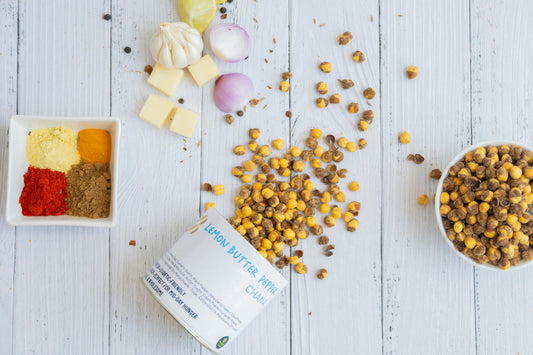 Lemon Butter Pepper Chana – A Zesty, Buttery Crunch! 🍋🧈