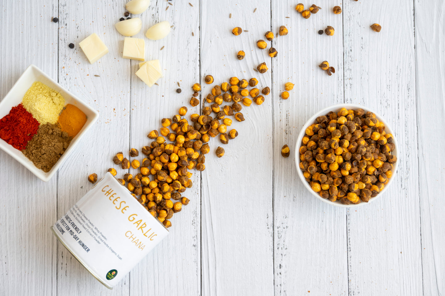 Cheese Garlic Chana β The Ultimate Crunchy & Savory Delight! π§π§