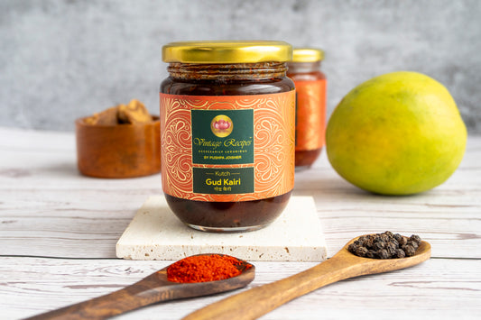 Gud Kari Achar | Sweet & Tangy Raw Mango Pickle | Authentic Kutchi Recipe | 100% Natural | No Preservatives | Sun-Dried | Handmade