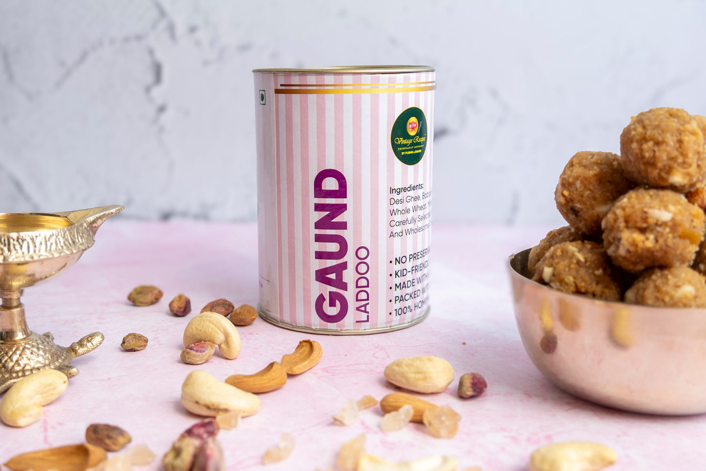 Traditional Gaund Ke Laddoo – Healthy & Nutrient-Rich Winter Delight
