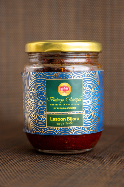 🔥 Lasoon Bijora Achaar – Traditional Garlic Bijora Pickle